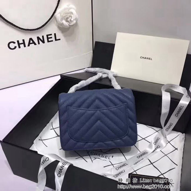 香奈兒CHANEL 升級版V線1115進口球紋皮肩背斜跨鏈條包 DSC1348